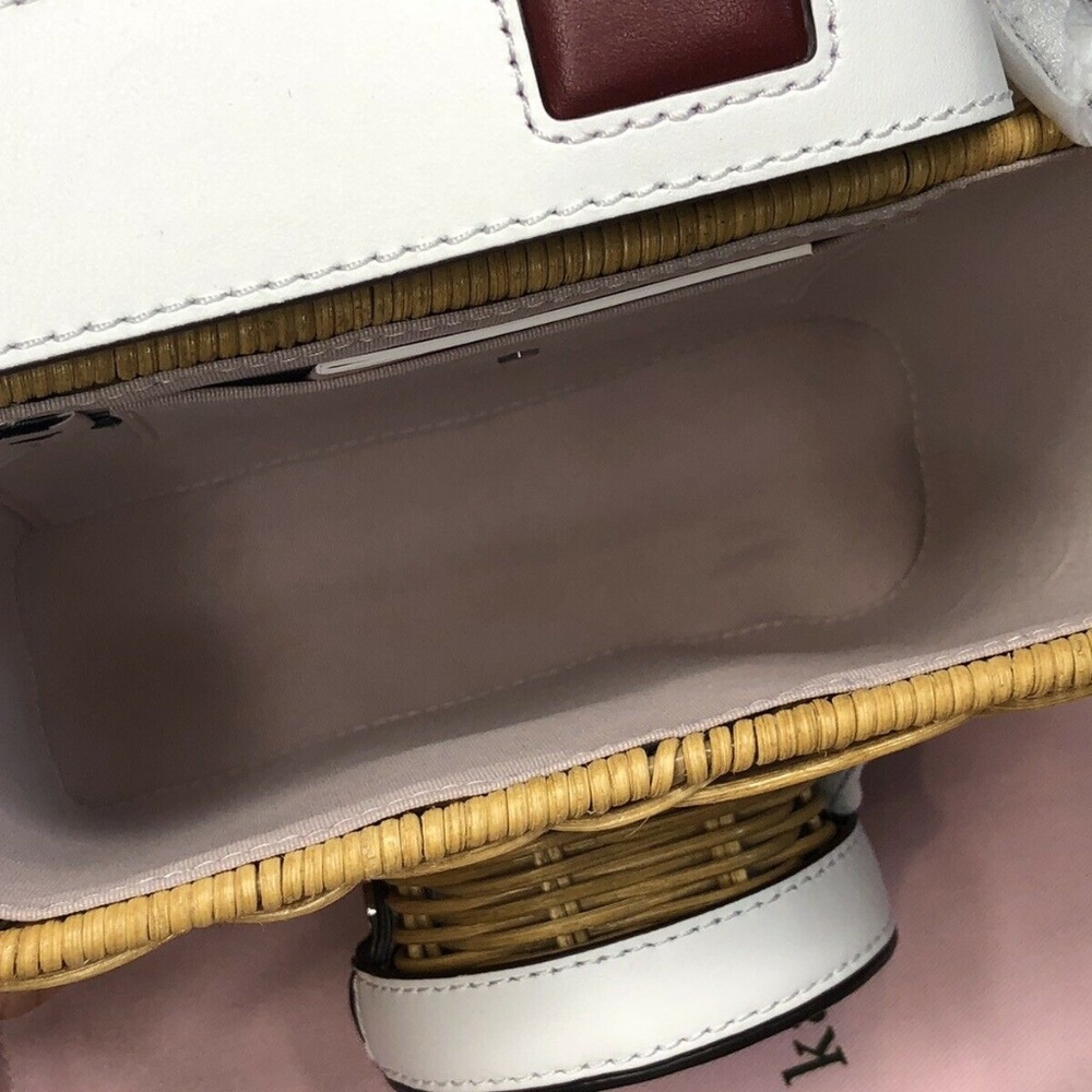 Kate Spade 3-D Rose Wicker Camera Crossbody Bag - Picture 5 of 9